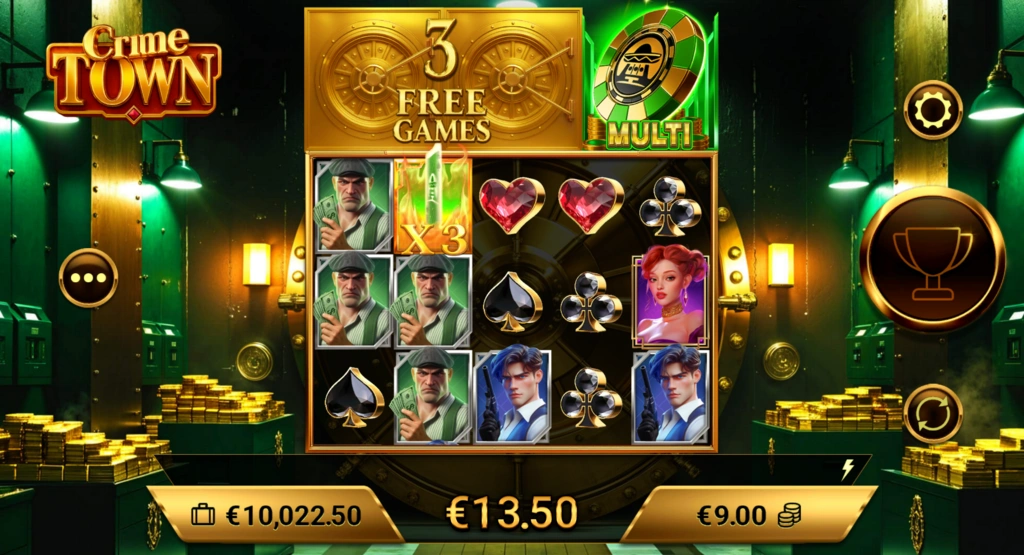 Crime Town - Free Spins